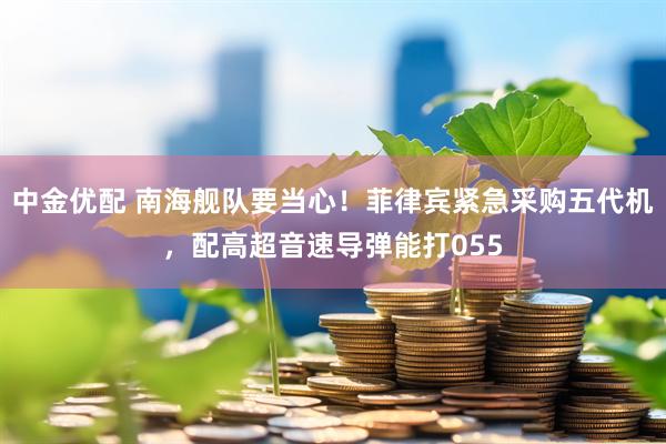 中金优配 南海舰队要当心！菲律宾紧急采购五代机，配高超音速导弹能打055