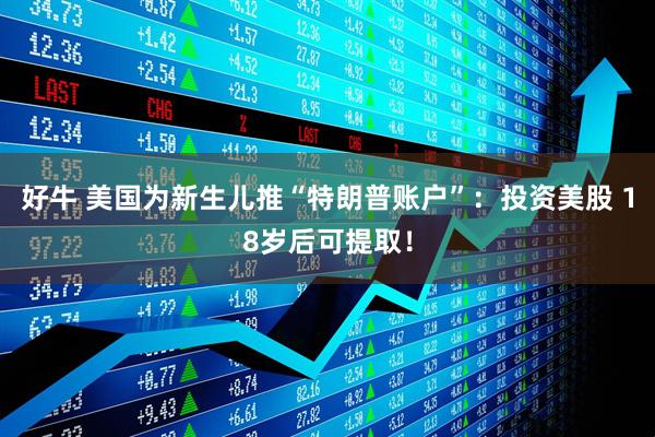 好牛 美国为新生儿推“特朗普账户”：投资美股 18岁后可提取！